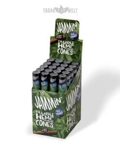 Jammin Hemp Cone Blue Wonder mit Aktivkohlefilter Box