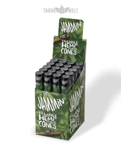 Jammin Hemp Cone Classic mit Aktivkohlefilter Box