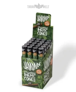 Jammin Hemp Cone Sunny Kiss mit Aktivkohlefilter Box