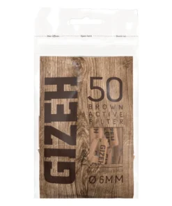 Gizeh Brown Active Filter 50 x 6 mm Beutel