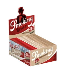 Smoking Blättchen Thinnest Brown King Size 24 x 33 Blatt Tips Box
