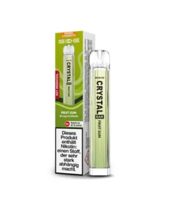 Crystal Bar – Fruit Gum (Frucht) – E-Shisha – 2% Nikotin – 600 Züge