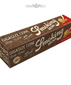 Smoking Brown Cone Giga Size mit Einfüllhilfe Box 6 x 1 Stück