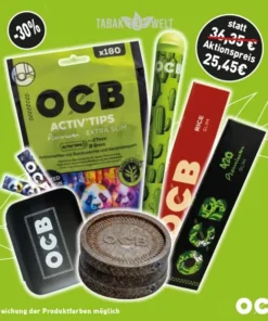 OCB Green Friday Produktset – Activ‘Tips und Zubehör