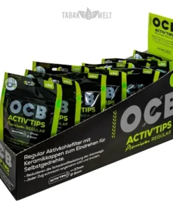 OCB Activ’Tips Premium Regular 8 mm 10 x 50 Stück Box