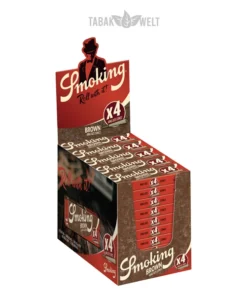 SMOKING BROWN Cones KING SIZE Box 50 x 4 Stück