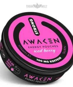 Awaken Iced Berry Energy Pouches