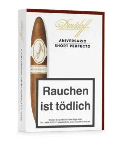 Davidoff »Aniversario« Short Perfecto, 4er Schachtel