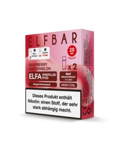 ELFBAR ELFA Prefilled Pod – Raspberry Watermelon (Himbeere, Wassermelone) – 20mg – 2er Set
