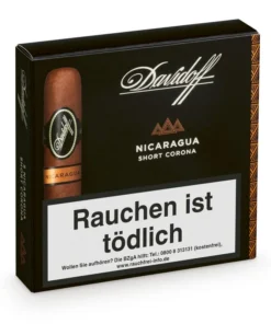 Davidoff »Nicaragua« Short Corona, 5er Schachtel