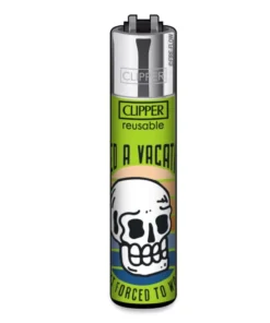 Clipper Large VACAY SKULLS C