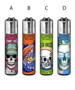 Clipper Large VACAY SKULLS alle 4