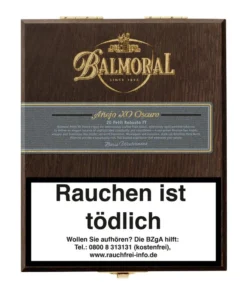 Balmoral »Añejo XO Oscuro« Petit Robusto FT 20er Kiste