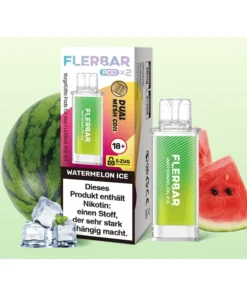 Flerbar Pods – Watermelon Ice (Wassermelone Eis) – 20mg – 2er Set
