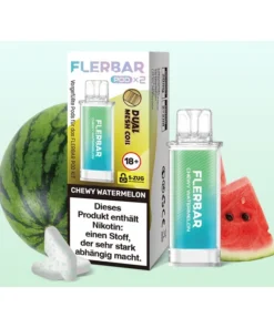 Flerbar Pods – Chewy Watermelon (saftige Wassermelone) – 20mg – 2er Set