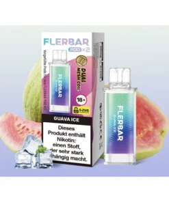 Flerbar Pods – Guave Ice (Guave Eis) – 20mg – 2er Set