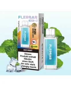 Flerbar Pods – Ice Mint (Eis Minze) – 20mg – 2er Set