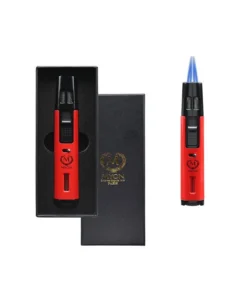 Sturmfeuerzeug „Myon“ rot, 2er Jet-Flame, inkl. Box