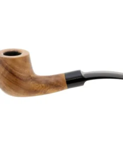 Pfeife „Excellent“ braun u. schwarz mit Kunststoffmundstück, Länge 14 cm