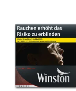 Winston Black 6XL-Box 20,00 € Zigaretten