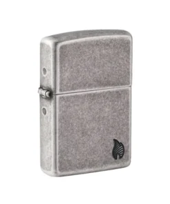 Zippo Feuerzeug – Armor Series Flame Antique Silver