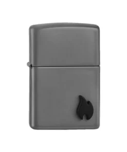 Zippo Feuerzeug – Emblem Attached Flat Grey