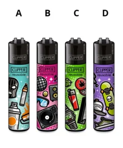 Clipper Large SUBCULTURE PATTERN alle 4