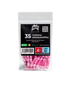 Kailar pink, Slim Size, 35er Pack, Ø 5,9mm, Aktivkohlefilter