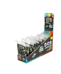 10 Stück OCB „Limited Edition“ Activ Tips Slim; Ø 7mm, Aktivkohlefilter; 50 Stück