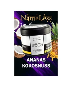 NameLess Tobacco – P!NA LADA (Ananas, Kokosnuss) #808 – 200g