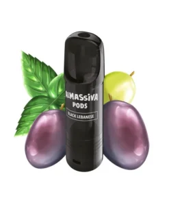 Al Massiva Pod – Black Lebanese (Minze, Traube) – 17mg – 2er Set