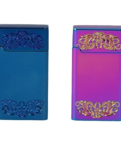 Sturmfeuerzeug „Ornamente“, Turbo-Flame, 2-fach sortiert, inkl. Geschenkbox, einzeln