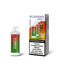 Flerbar Pods – Strawberry Kiwi (Erdbeer, Kiwi) – 20mg – 2er Set