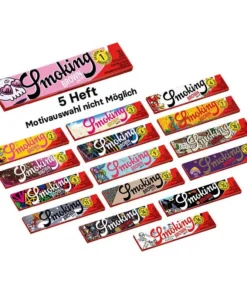 5 Stück Smoking King Size Brown, Creators, 33 Blatt