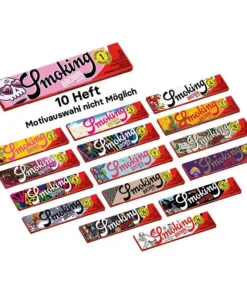 10 Stück Smoking King Size Brown, Creators, 33 Blatt