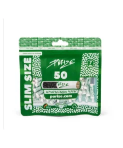 PURIZE, 50er Beutel, Slim Size 7mm, Aktivkohlefilter