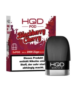 HQD Cirak 2 Pod – Blackberry Cherry (Brombeer, Kirsche) – 18mg – 1000 Züge – 2er Set