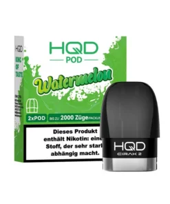 HQD Cirak 2 Pod – Watermelon (Wassermelone) – 18mg – 1000 Züge – 2er Set