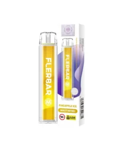 Flerbar M Zero – Pineapple Ice (Ananas Eis) – E-Shisha – 0mg – 600 Züge
