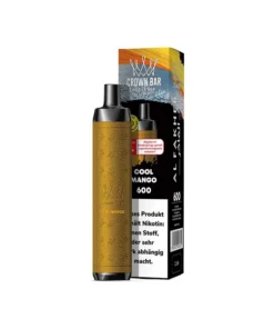 Al Fakher Crown Bar 600 – Cool Mango (kühle Mango) – E-Shisha – 20 mg – 600 Züge