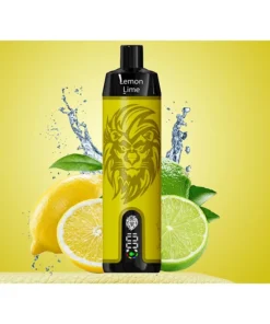 Yo Bar X Lion Vapes „Lemon Lime“ (Zitrone, Limette) – E-Shisha – 0 mg – 10000 Züge