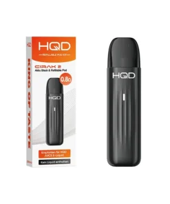 HQD Cirak 2 – KIT – Akku black & Refillable Pod 0,8 ohm