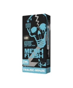 Highlight-Meshflash H2 Superior – Traube-Minze – E-Shisha – 2 ml – H2 96 %