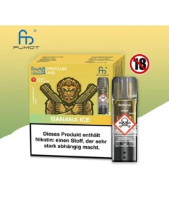 RandM Tornado Prefilled Pod – Banana Ice (Banane, Eis) – 20mg – 2er Set