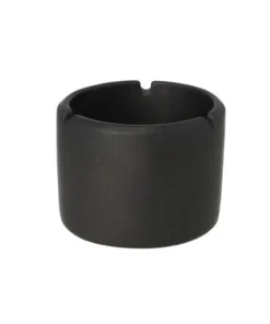 Aschenbecher „Zement“ schwarz, Ø 10,5 cm, H: 8,5 cm
