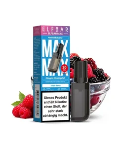 ELFBAR Max Pod – Triple Berry (Dreifache Beere) – E-Shisha – 20mg