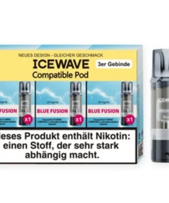 ICEWAVE 3 in 1 Pod – Blue Fusion (Brombeere, Heidelbeere, Himbeere) – 20mg – 3er Set