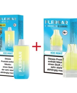 Flerbar D16000 – Ice Mint (Ice, Minze) – 20mg – 16000 Züge