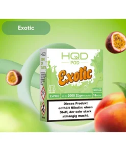 HQD Cirak 2 Pod – Exotic (exotische Frucht) – 18mg – 1000 Züge – 2er Set