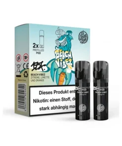 187 Strassenbande – Pod (2er Set) – Beach Vibez (Zitrone, Limette, Orange) – 20mg – ca. 600 Züge